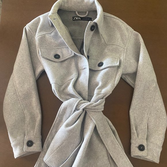 Zara Jackets & Coats Zara Peacoat Poshmark